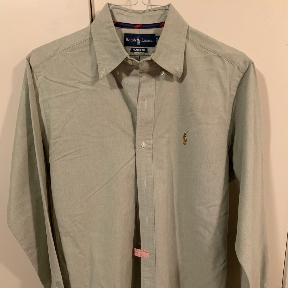 Polo RL Button Down Shirt - Soft Green
